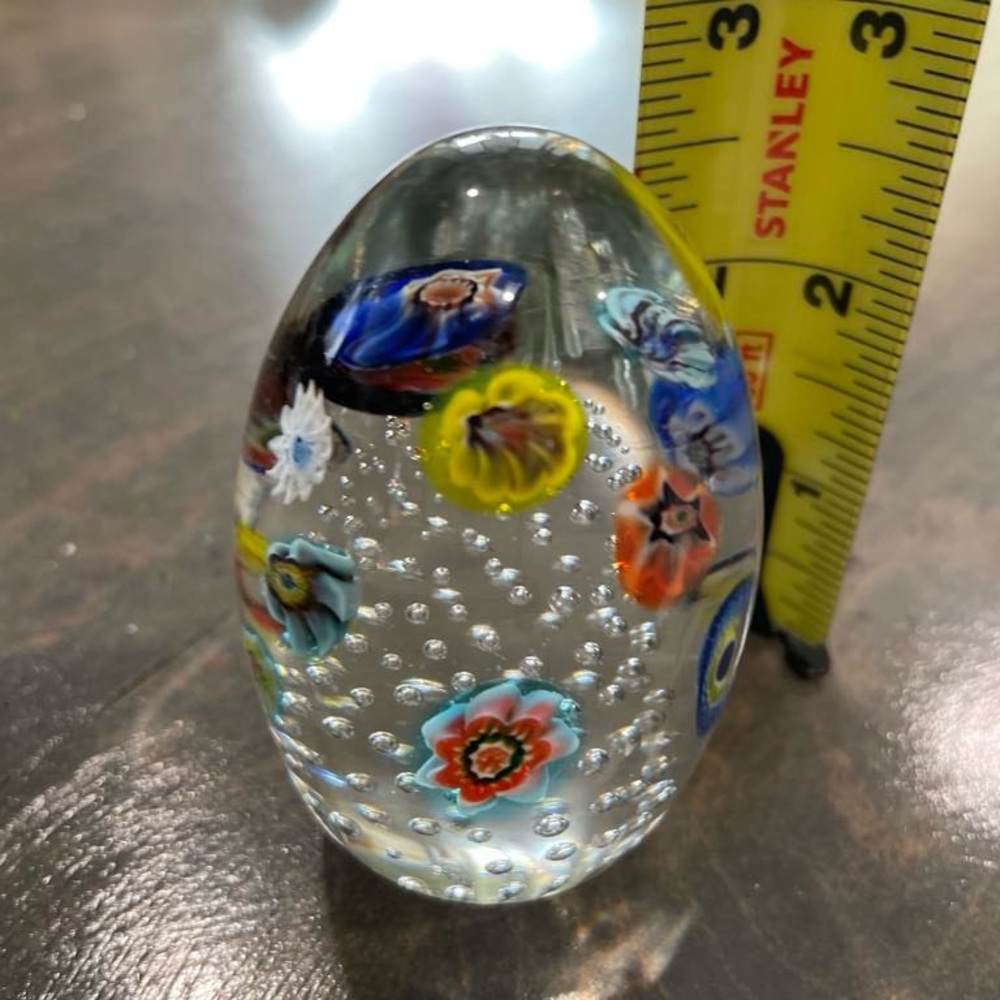 Vintage Murano Italian Venetian Glass Paperweight